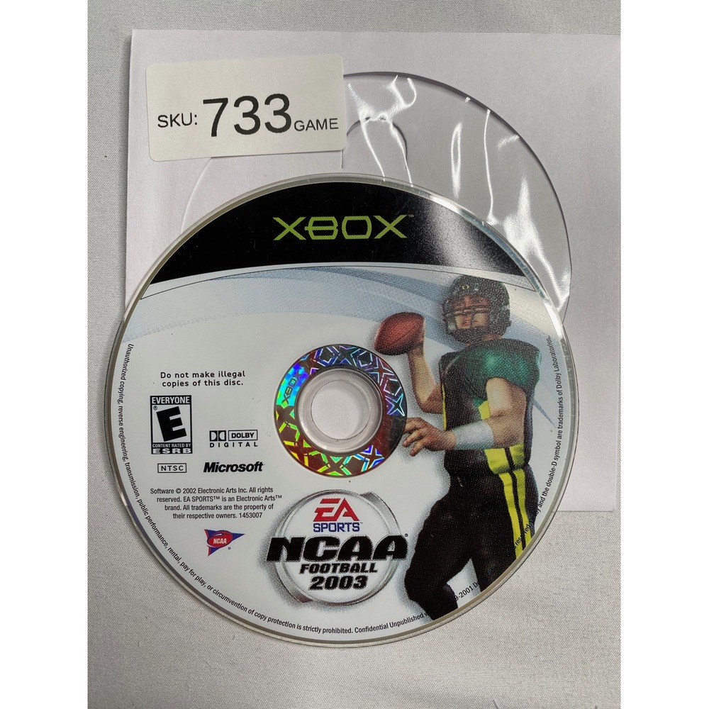 NCAA Football 2003 Microsoft Xbox
